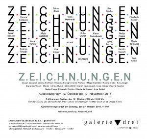 zeichnungen_galeriedrei_flyer2018_fb