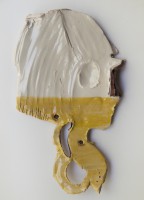 Just Paint, 2016, glazed ceramic, about 30 x 25 cm