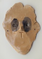 Just Paint, 2016, glazed ceramic, about 30 x 25 cm