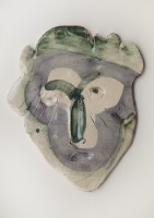 Just Paint, 2016, glazed ceramic, about 30 x 25 cm